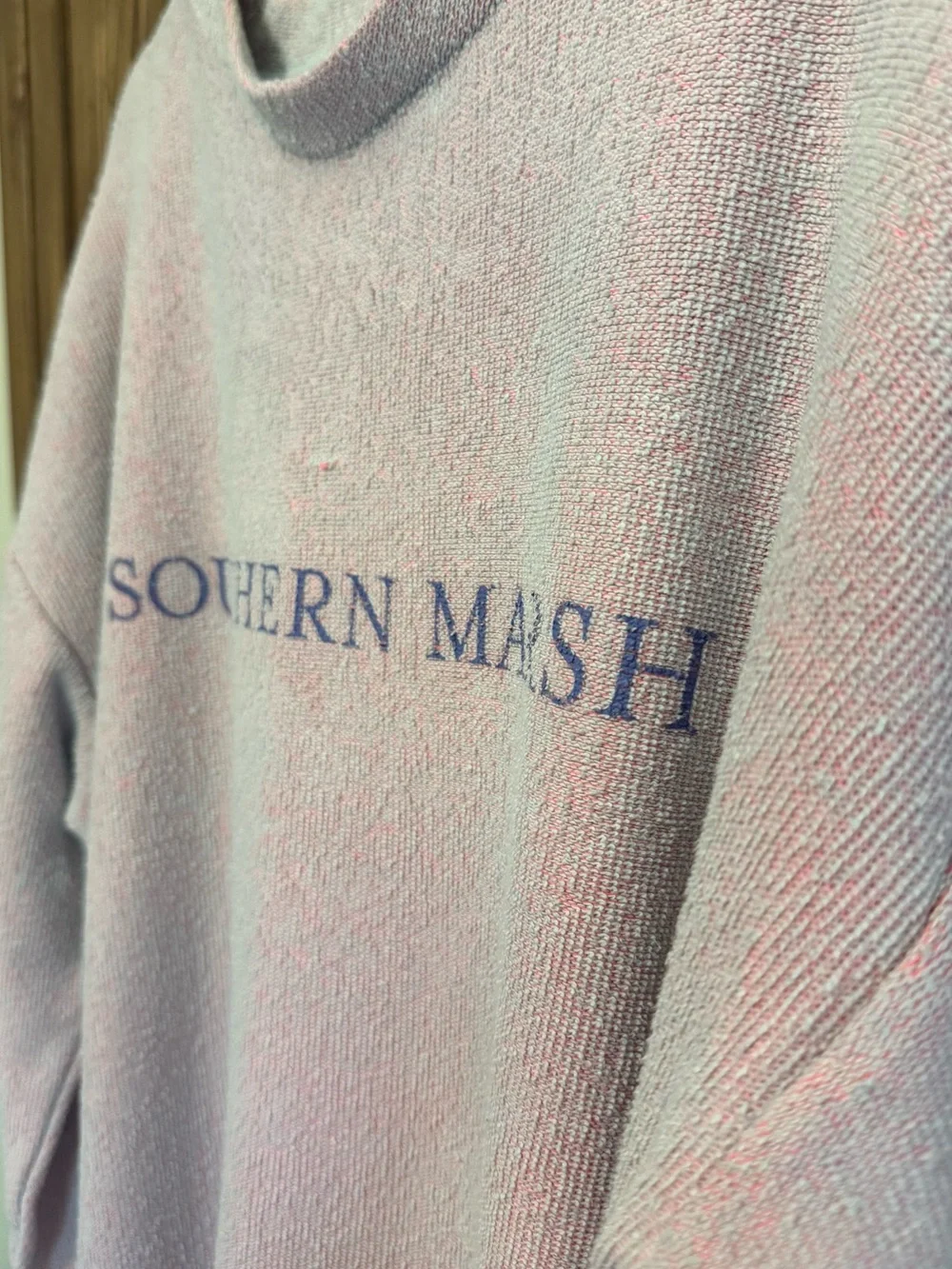 Southern Marsh Sunday Morning Sweater Pullover Cream Oversized Cozy Size M